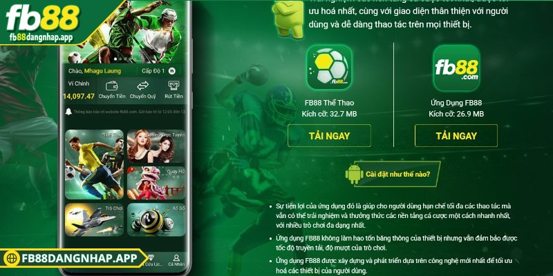 fb88 - Trang Chủ Tải app về ngay kho game đang chờ đón bạn tận hưởng